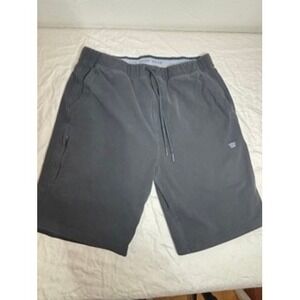 Mack Weldon Men Charcoal Gray Athleisure Shorts S Large Pocket Drawstring Waist